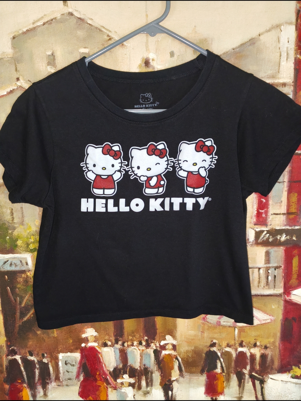 Hello Kitty Black Tee